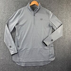 Veil Spark Half Zip Womans Large Gray‎ Pullover Performance Modest Workout